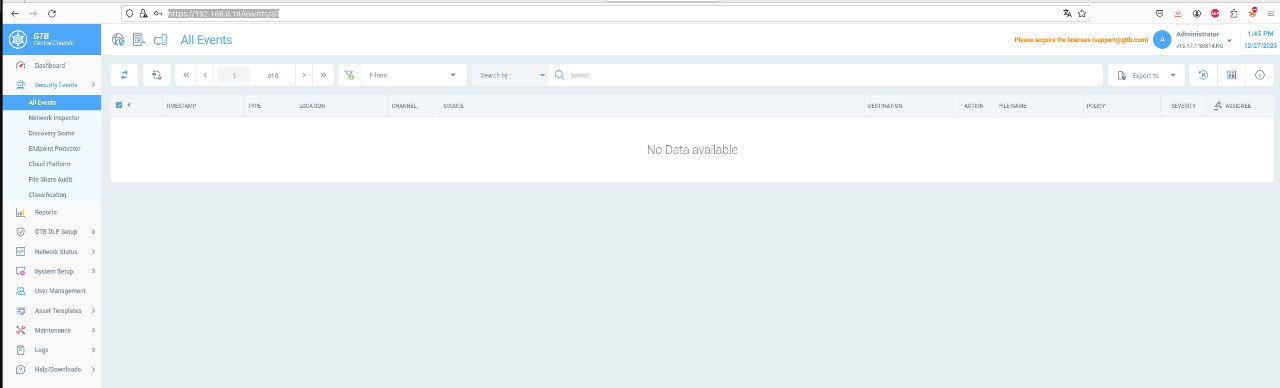 Logged as Administrator